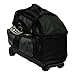 Pyramid Path Deluxe Double Roller with Oversized Accessory Pocket Bowling Bag (Black/Charcoal Circuit)