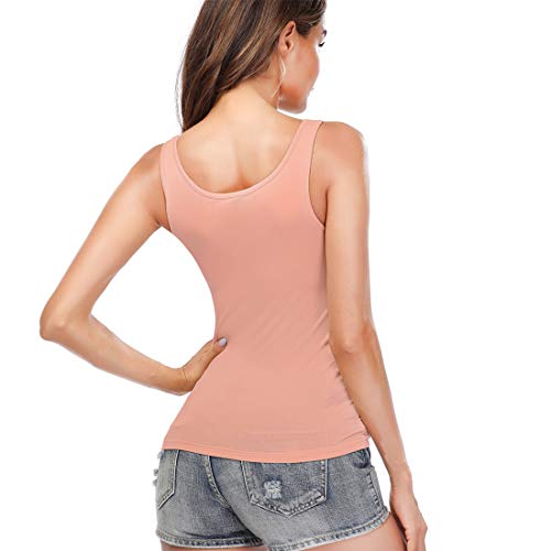 wide strap shelf bra tank