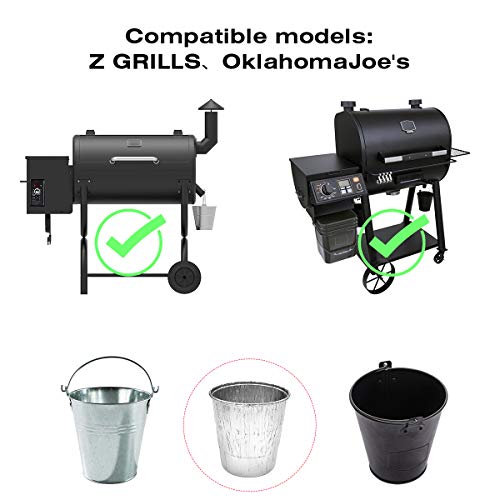 YAOAWE 25 Pack Smoker Bucket Liner for Catching Grease, Replacement