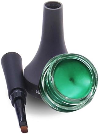 Dingji Waterproof Eyeliner Eye Shadow Gel Makeup Eye Liner Cream Cosmetic Makeup Tool (Green)