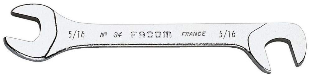 FACOM Open-End Spanner 15 and 75 g SW 3/16, 1 Piece, 34.3/16