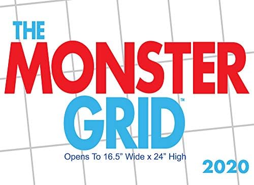 Monster Grid 2020 Wall Calendar