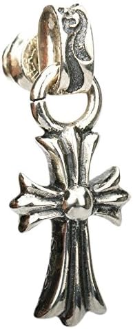 Amazon Co Jp Silverkyasya シルバー925素材 クロスドロップピアス 925 アラベスク クロスピアス ドロップ シルバー925ピアス メンズ 片耳 ジュエリー