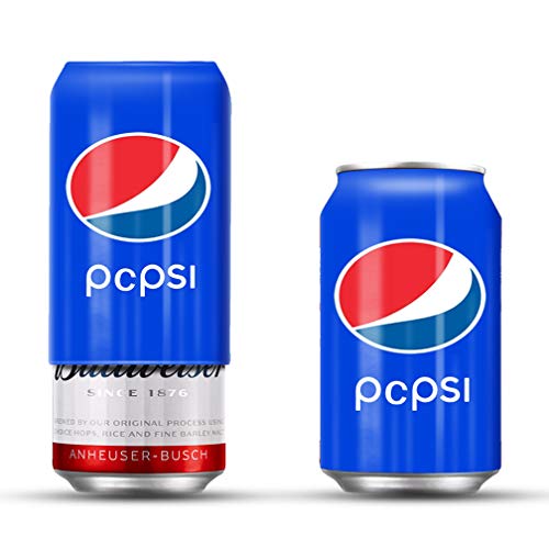 JUSHOOR Beer Can Covers Beverage Bottle Silicone Sleeve Hide a Beer 350ml (1Pack)