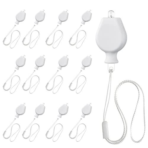 Yizhet Paper Lantern Lights, 12 x Balloon Light, Warm White | Flicker-Free Hanging Rope Replaceable Battery Operated Waterproof for Paper Lanterns, Wedding, Birthday, Party