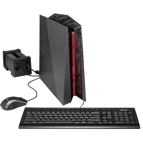 Asus - ROG Desktop - Intel Core i5 - 8GB Memory - 1TB Hard Drive - NVIDIA GeForce GTX 750 Graphics - Windows 10 - Black/Red