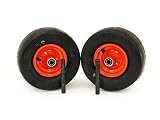 MowerPartsGroup (2) Bad Boy Pneumatic Wheel Assemblies 11x6.00-5 Fits MZ Magnum Repl 022-8049-00