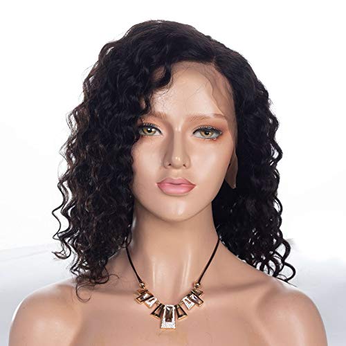 Ugrace-Hair-Lace-Front-Wigs-150-Density-Water-Wave-Human-Hair-Wigs-Brazilian-Virgin-Hair-Wigs-Water-Wave-Lace-Front-Short-Bob-Wigs-Pre-Plucked-Natural-Hairline-With-Baby-Hair-12-inch-Water-Bob-Wig