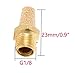 Bronze Exhaust Muffler,Pneumatic Muffler Sintered Bronze Exhaust Muffler 1/8