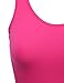 FLORIA Womens Scoop Neck Fitted Stretch Bodycon Mini Tank Sexy Dress (S-3X)
