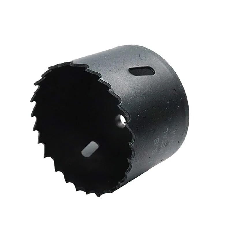 Bi Metal HSS Hole Saw - option to buy Arbor with Pilot Drill - Drilling Cutting Wood, Metal Sheet, Stainless Steel, Plastic, Pipe, Drywall, Circular Holesaw (Hole Saw, 86mm)
