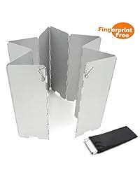 Egofine parabrisas de acampada, 10 placas de aleac