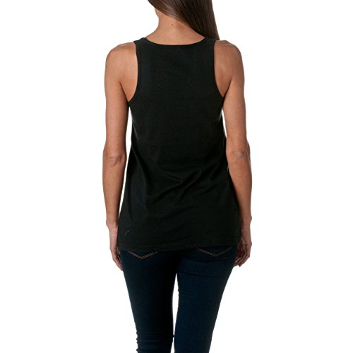 Sofra Womens Loose Fit Tank Top Relaxed Flowy Black Small Buy Online