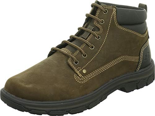 Skechers Men's Segment- Garnet Chukka Boots, Brown Chocolate, 44