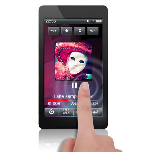 Latte Espresso 16 GB Video MP3 Player with Haptic G-Sensor and Touchscreen (Metal Gun)