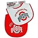 Ohio State Buckeyes Premium Cotton Baby Bibs: 2 Pack