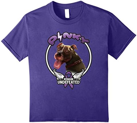 Kids Pinky - Remain Undefeated ~ T-Shirt 8 Purple