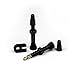Lightweight Anodized Tubeless Valve Stem Presta - Black (Pair)