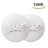 ZOMOM Smoke Detector,Smoke and Fire Alarm with UL Listed,Smoke Monitor Warning Alarm Sensor Detector Battery Powered