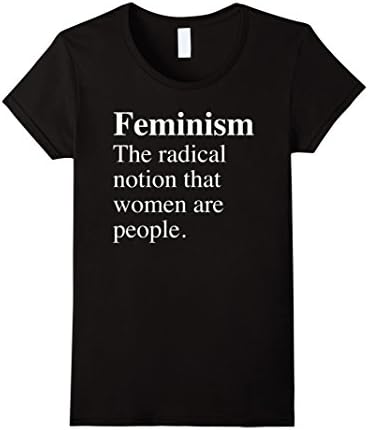 Women's Feminism Definition T-Shirt Large Black