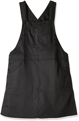 かわいい実用派 サロペット型エプロン 保育士 業務用 ユニフォーム シンプル 飲食 厨房 ネイルサロン ワンピース ブラック07 カフェ 女性用 B ソムリエ 男性用 男女兼用 売り込み