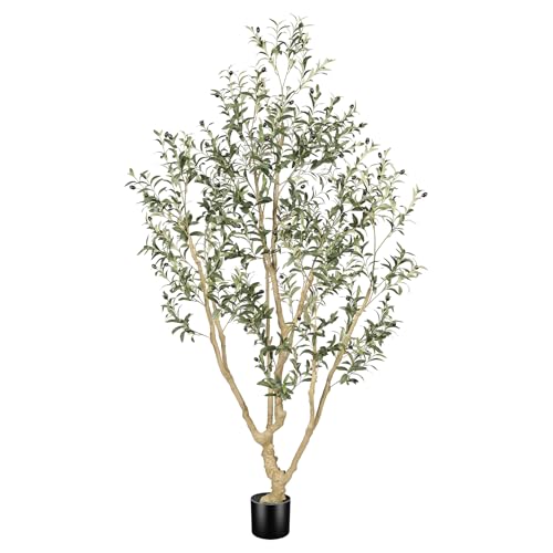 LYERSE Faux Olive Tree Large Olive Branches
