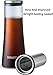 Gourmia GCM9825 Cold Brew Coffee Maker Gourmet Iced Coffee Maker With Removable Steeping Column, Airtight Design For The Freshest Brew 1 Liter Capacity
