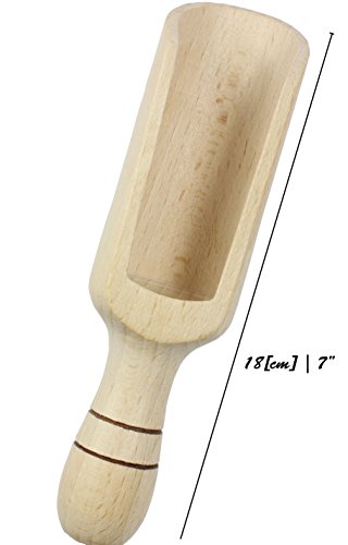 Wooden Scoop 1x6 3/4" (17cm)