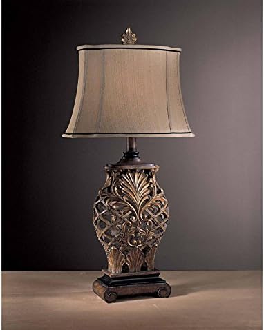 Minka Ambience Lighting 10693-192 Table Lamp, Weathered Lattice