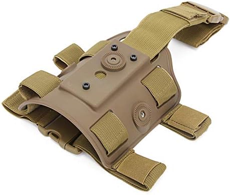 Panarciss Tactical Hunting Thigh Drop Leg Platform Holster Dual Strap Leg Tactical Leggings Device