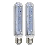 Gift Prod 2 Pcs 60 Watt Equal LED Tubular Light Bulb- Medium Screw E26 Base,5000K,120 Volt LED Replacement Bulb With UL List for Fridge and Freezer,Piano Light,Showcase,Cabinets Lighting (Style 5)