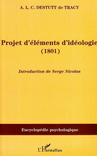 Projet d'éléments d'idéologie