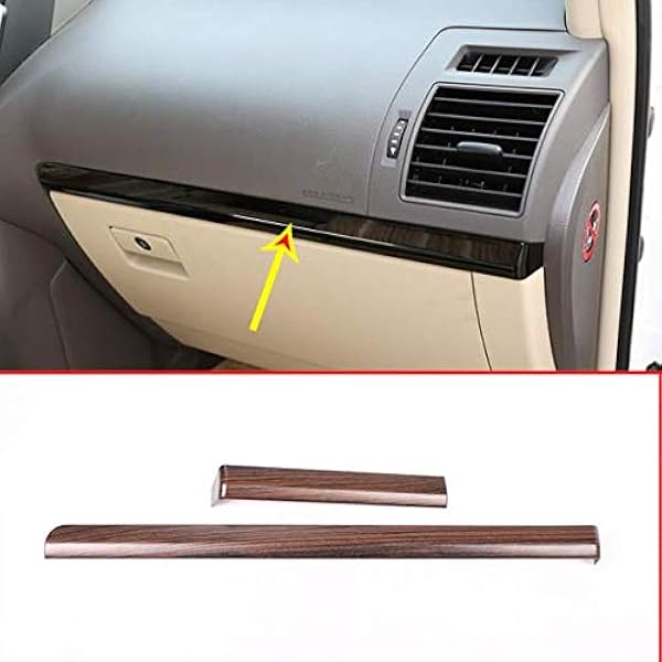 amazon com pine wood grain for toyota land cruiser prado fj150 150 2010 2018 car abs interior passenger side decoration strip trim for lhd automotive amazon com