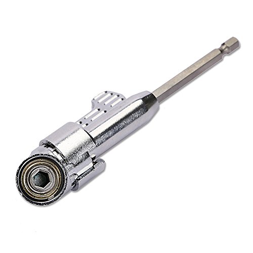 OCGIG 1/4 Inch 105 Degree Hex Shank Screwdriver Angled Bit Holder Power Drill Tool