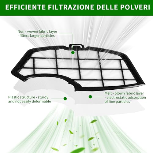 12 Vacuum Cleaner Bags for Vorwerk Kobold VK140 VK150 FP140 FP150 + 2 Filters, Vacuum Cleaner Bags for Vorwerk VK140/VK150/FP140/FP150
