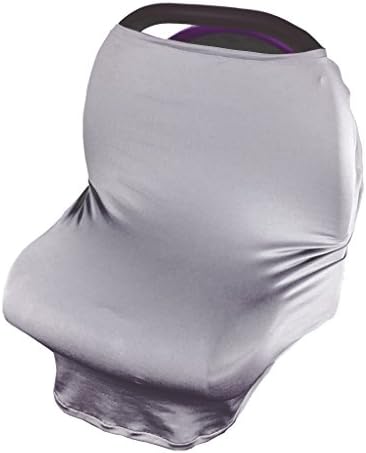 Kansea Multi-Use Baby Car Seat Cover Canopy Nursing Stretchy Scarf Breastfeeding Covers (Gray)