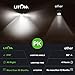 LITOM Solar Lights Outdoor, Wireless Motion Sensor Lights(White Light), 270°Wide Angle, IP65 Waterproof, Easy-to-install Security Lights for Front Door, Yard, Garage, Deck, Porch- Pack OF 4