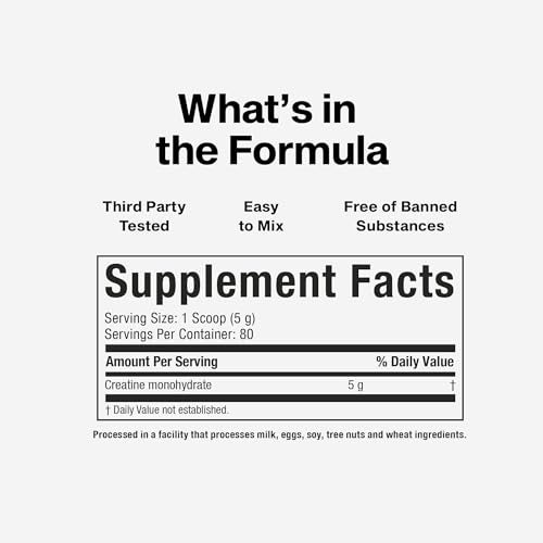 MuscleTech Creatine Monohydrate Powder, Platinum Pure - Unflavored Micronized Creatine for Men & Women - Workout Supplements for Performance, Muscle Recovery & Builder-(80 Servings) Packaging May Vary