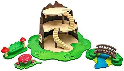 Magic Cabin Tree Trunk Fairy Home 