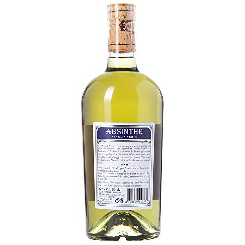 Absinth ALANDIA Verte | Ohne Farbstoff | Original Rezeptur aus dem 19. Jh. | Traditionelle Herstellung | 65% Vol. | (1x… – Bild 4