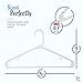 Hangorize 60pack Standard Everyday White Plastic Hangers