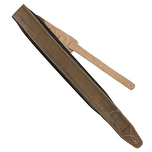 Walker & Williams C-22-DBRN Distressed Brown Leather Strapwith Double Padding