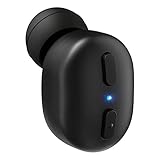 Mpow EM8 Bluetooth Earpiece, V4.1 Single Wireless Headphones w/Volume Control Button, 6-Hr Playtime Mini Bluetooth Earbud, Invisible Car Headset with Noise Reduction Microphone for Cell Phone-One Pcs