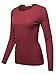 A2Y Women’s Basic Solid Long Sleeve Fitted Thermal Top Shirt (S-3XL)thumb 1