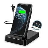 Wireless Charger Stand,50W 5 in 1 with 3 USB-A & USB-C Ports Charger Dock.15W Wireless Charger,Compatible iPhone 11/PRO/PRO Max XS Max/iPhone XR/iPhone X,Samsung Galaxy Note10+/10/S10/Note 9