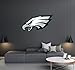 Philadelphia Eagles - Football Team Logo - Wall Decal Removable & Reusable For Home Bedroom (Wide 20"x11" Height)