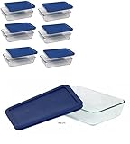 Pyrex 3 Cup Storage Plus Rectangular Dish With Plastic Cover Sold in packs of 6