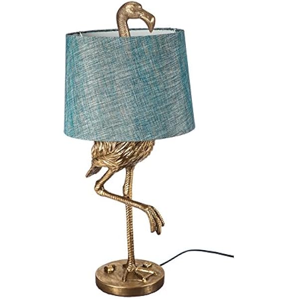 gold flamingo table lamp