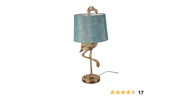 gold flamingo table lamp