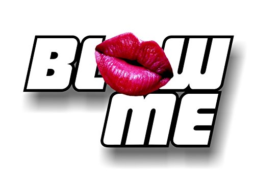 9" Blow ME Lips Vinyl Decal Edelbrock Blower Super Charger Stillen Turbo Sticker
